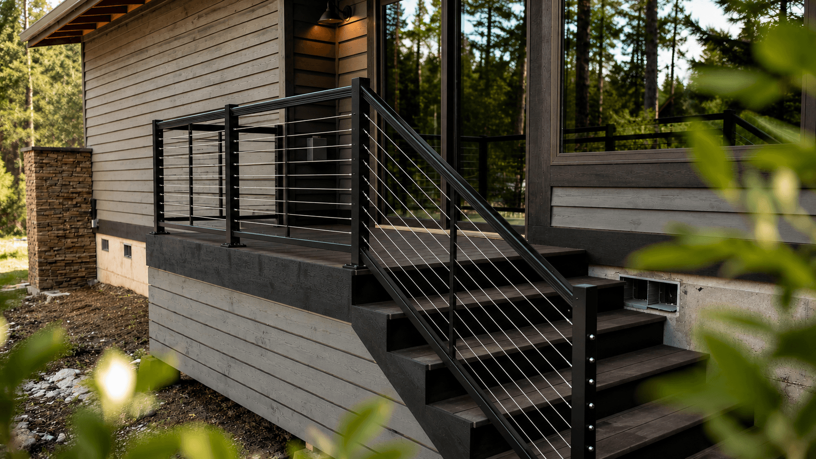 Cable Railings installed by Northwest Railing